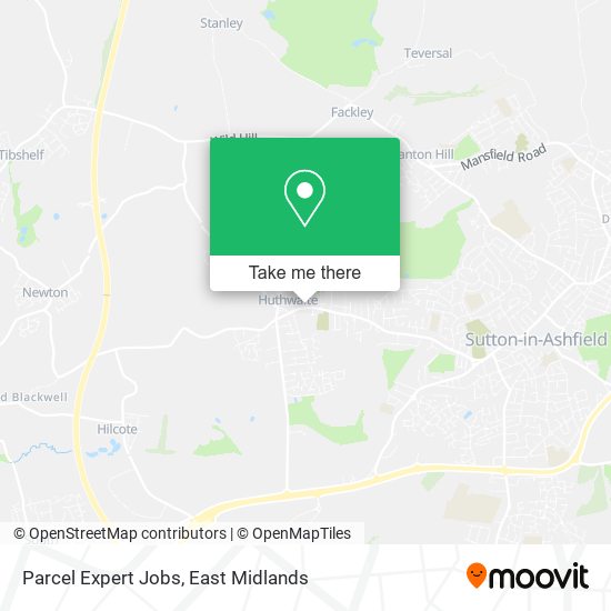 Parcel Expert Jobs map