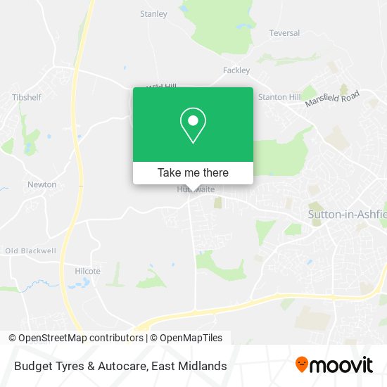 Budget Tyres & Autocare map