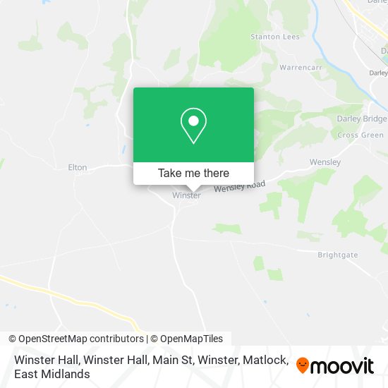 Winster Hall, Winster Hall, Main St, Winster, Matlock map