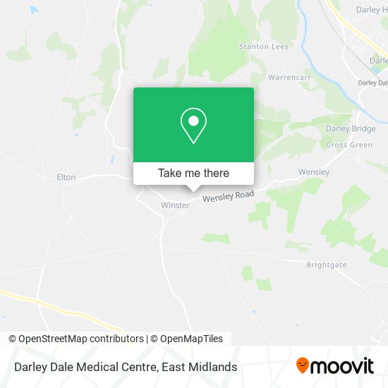 Darley Dale Medical Centre map