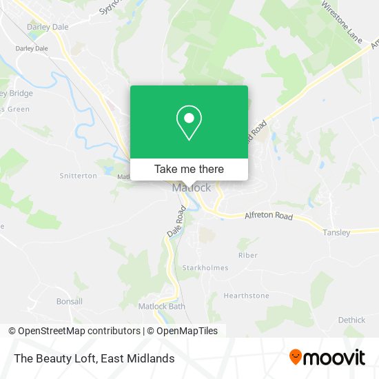 The Beauty Loft map