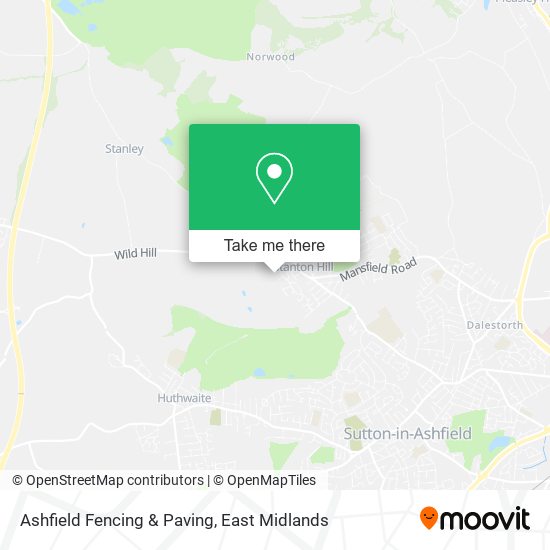 Ashfield Fencing & Paving map