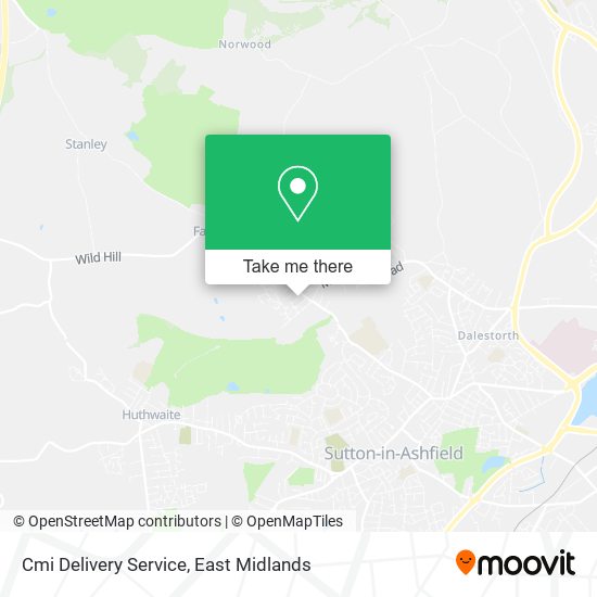 Cmi Delivery Service map