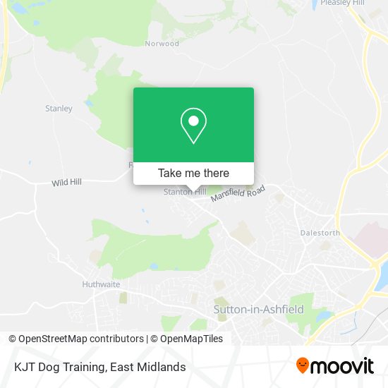 KJT Dog Training map