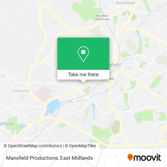 Mansfield Productions map