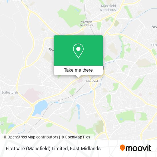 Firstcare (Mansfield) Limited map
