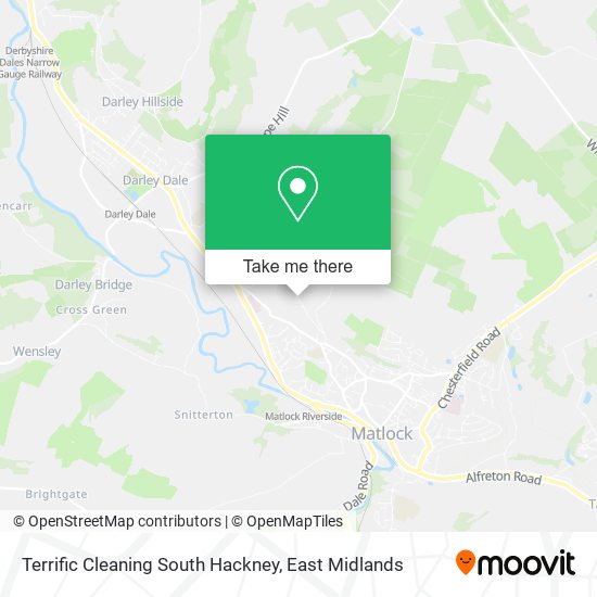 Terrific Cleaning South Hackney map