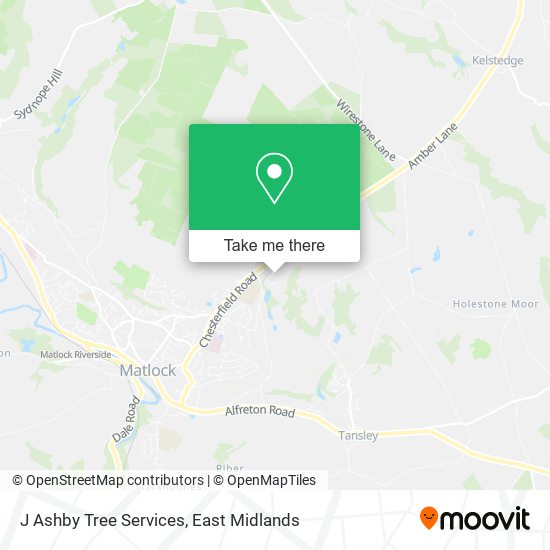 J Ashby Tree Services map