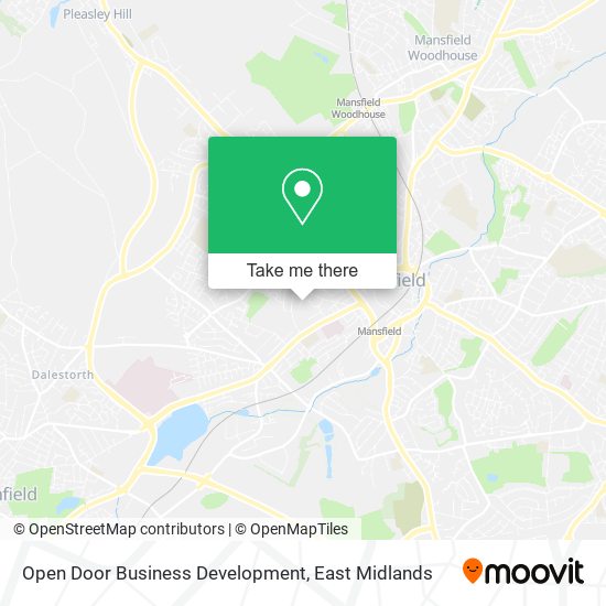 Open Door Business Development map