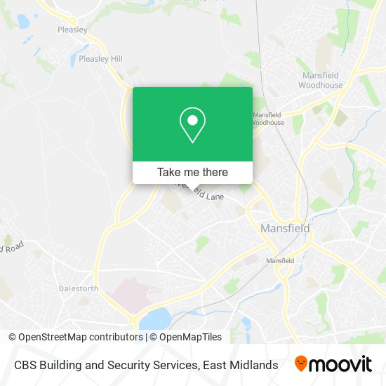 CBS Building and Security Services map