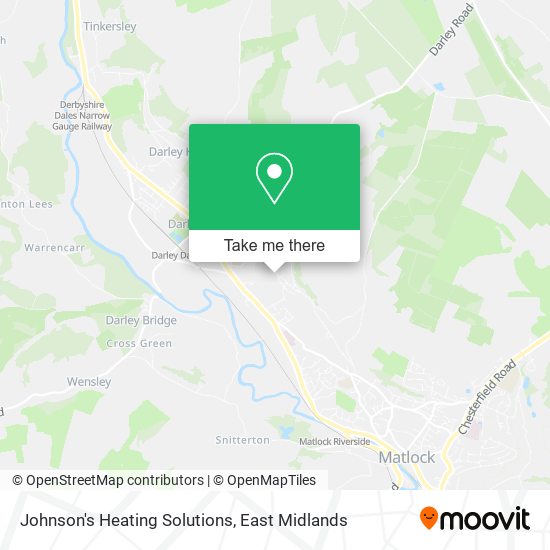 Johnson's Heating Solutions map