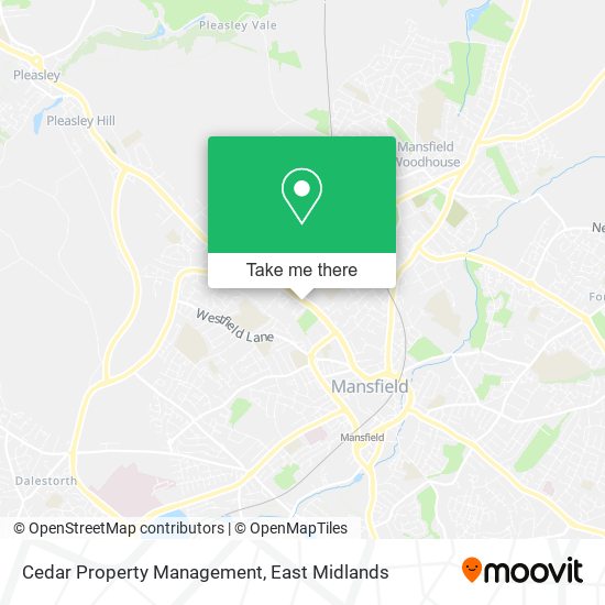 Cedar Property Management map
