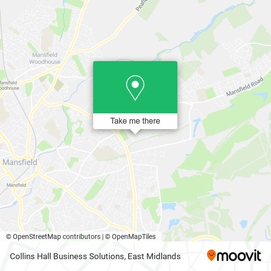 Collins Hall Business Solutions map