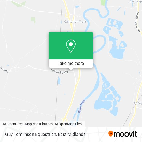 Guy Tomlinson Equestrian map