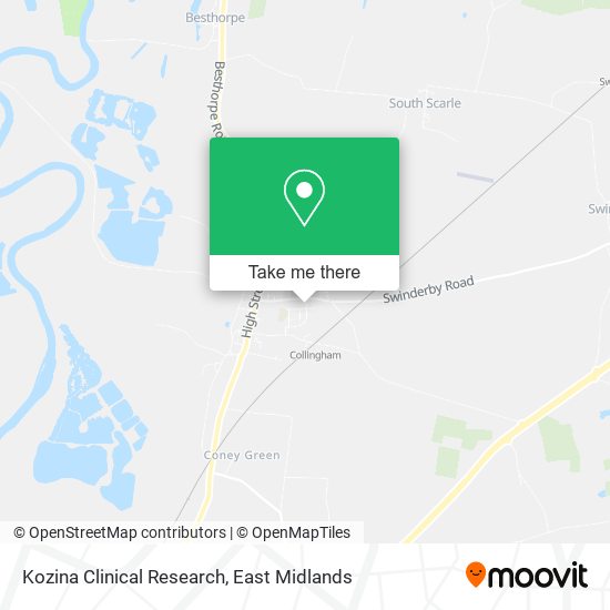 Kozina Clinical Research map