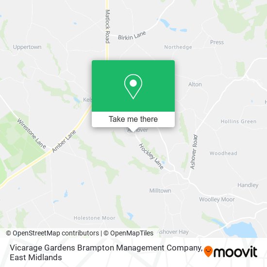 Vicarage Gardens Brampton Management Company map