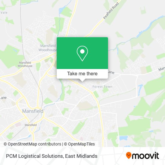 PCM Logistical Solutions map