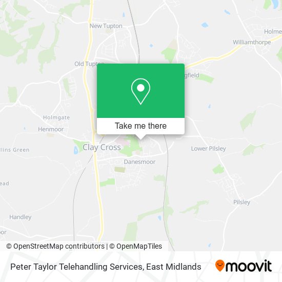 Peter Taylor Telehandling Services map