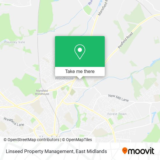Linseed Property Management map