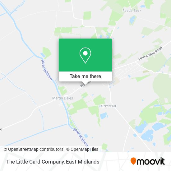 The Little Card Company map