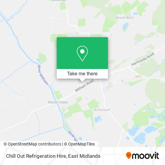 Chill Out Refrigeration Hire map