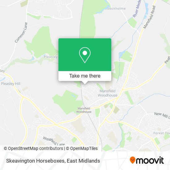 Skeavington Horseboxes map