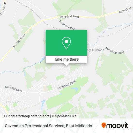 Cavendish Professional Services map