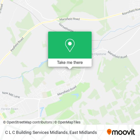 C L C Building Services Midlands map