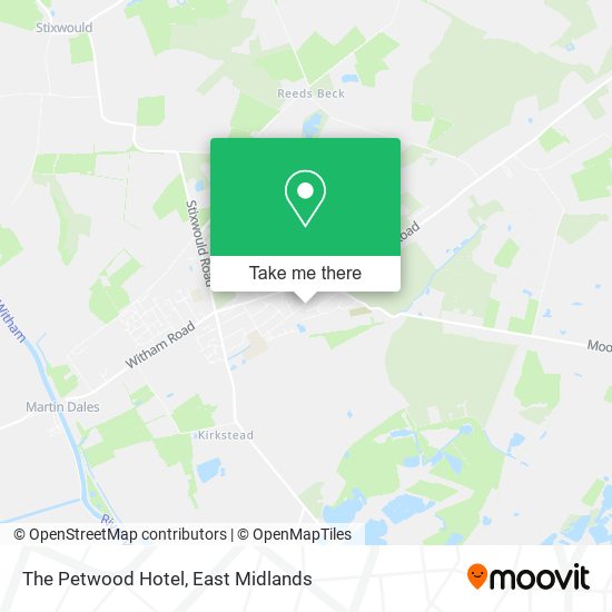 The Petwood Hotel map