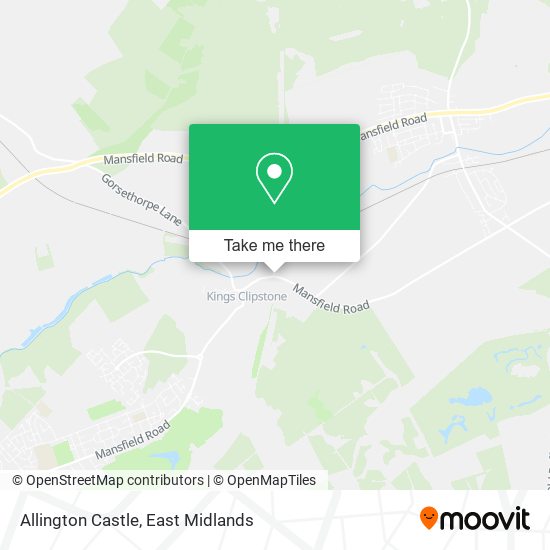 Allington Castle map