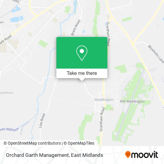 Orchard Garth Management map
