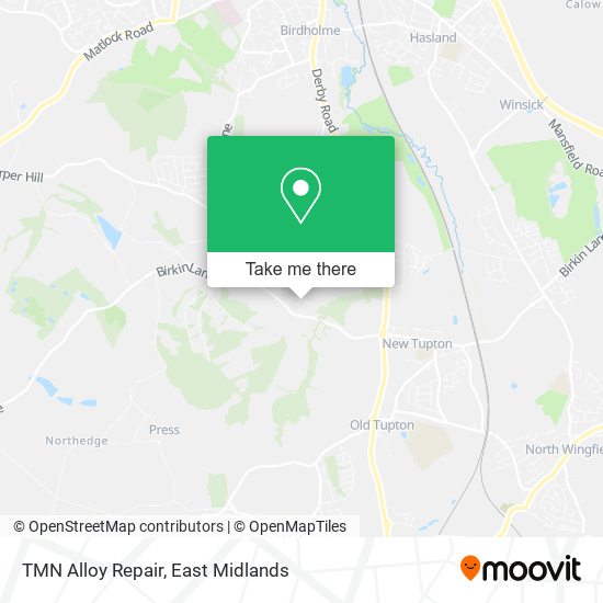 TMN Alloy Repair map