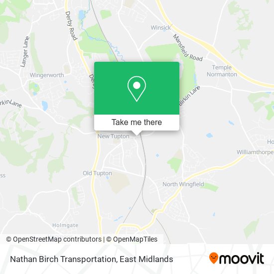 Nathan Birch Transportation map