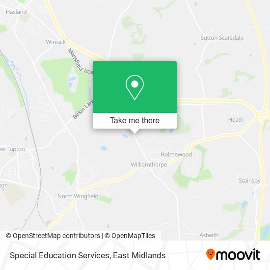 Special Education Services map