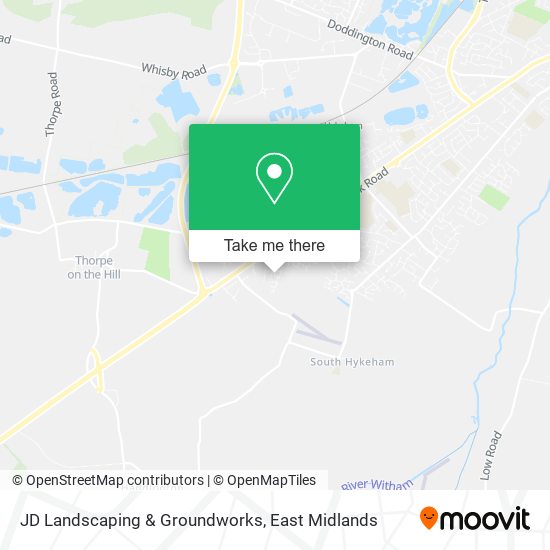 JD Landscaping & Groundworks map