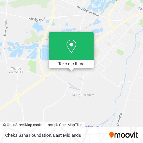 Cheka Sana Foundation map
