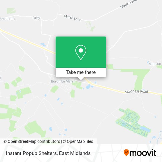 Instant Popup Shelters map