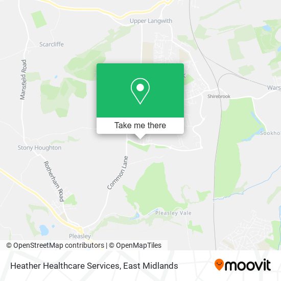 Heather Healthcare Services map