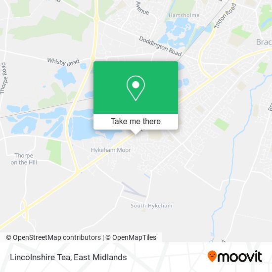 Lincolnshire Tea map