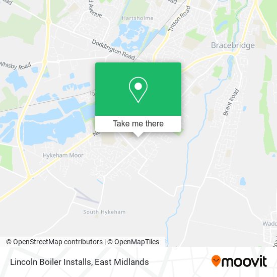 Lincoln Boiler Installs map