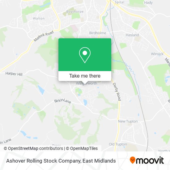 Ashover Rolling Stock Company map
