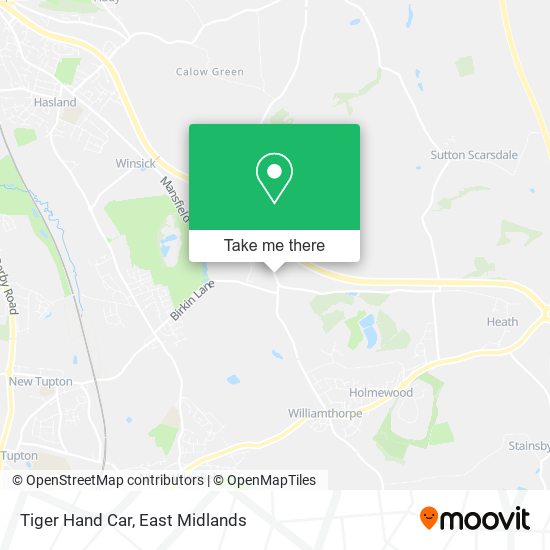 Tiger Hand Car map