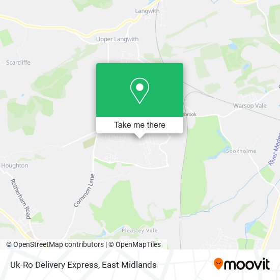 Uk-Ro Delivery Express map