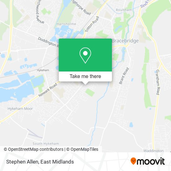 Stephen Allen map
