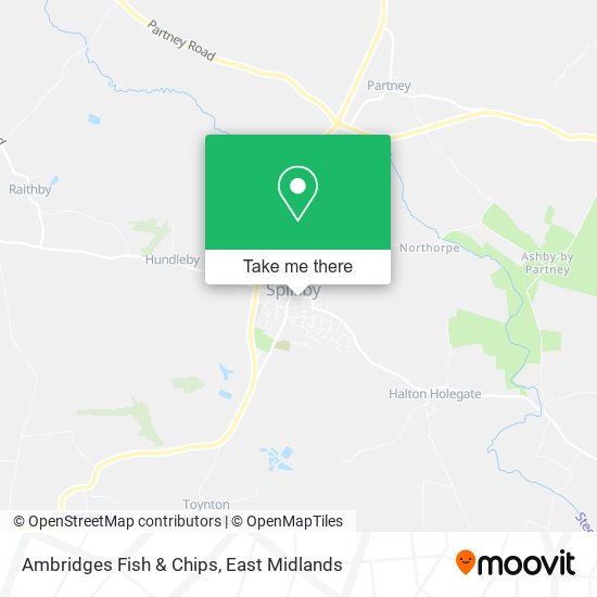 Ambridges Fish & Chips map