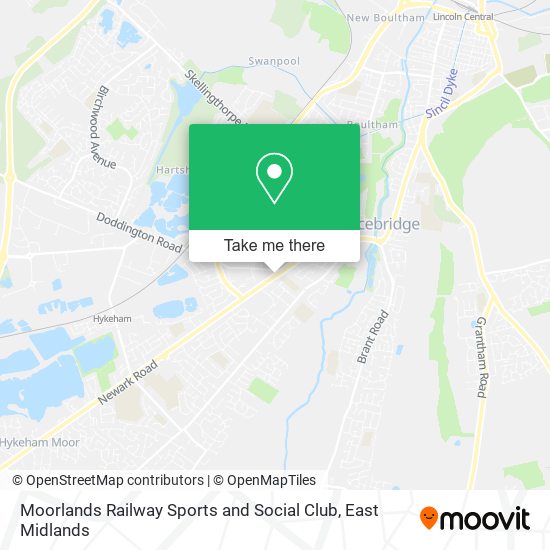 Moorlands Railway Sports and Social Club map