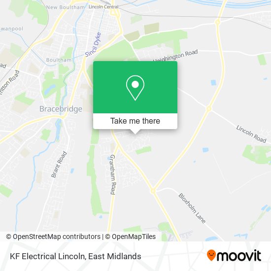 KF Electrical Lincoln map