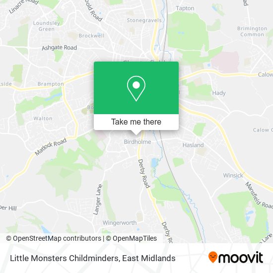 Little Monsters Childminders map