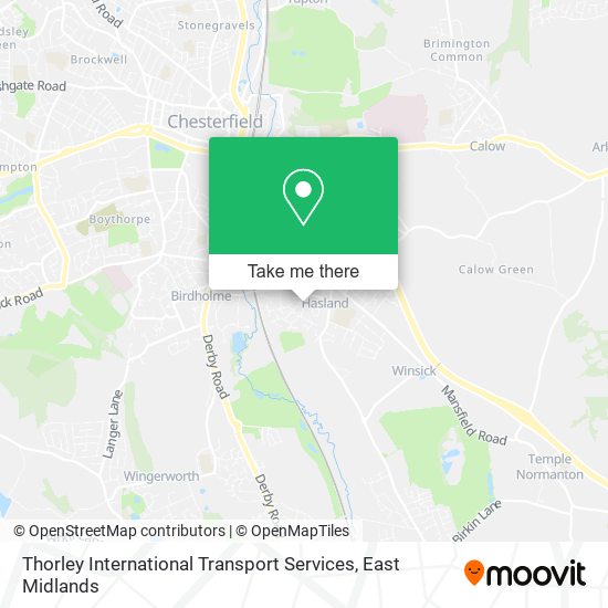 Thorley International Transport Services map