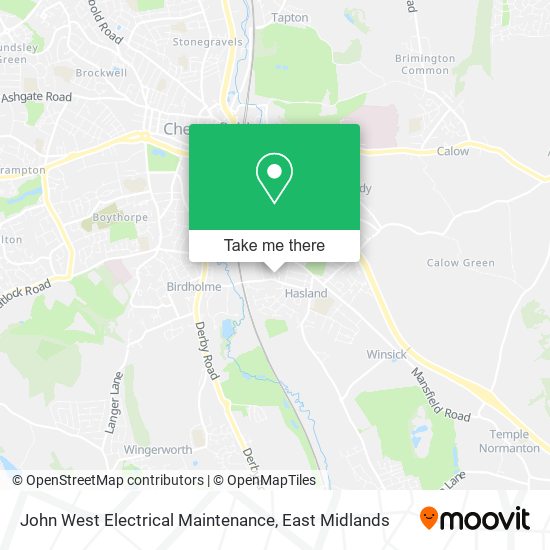 John West Electrical Maintenance map